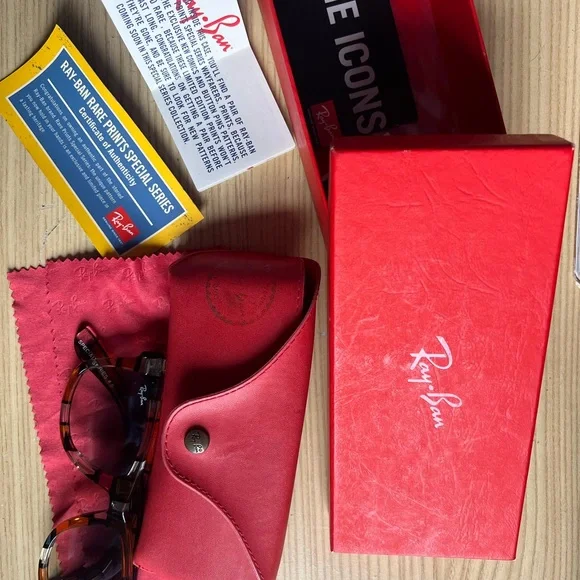 Ray-Ban Multicolor Rare Print Special Series Geometric Glasses Ray-Ban Multicolor Rare Print Special Series Geometric Glasses main image 4